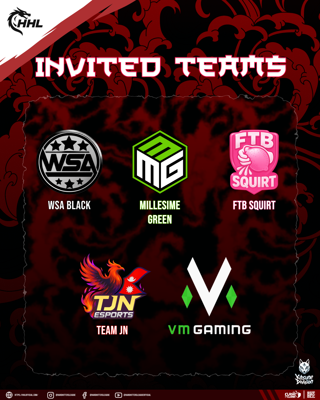 OFFICIAL INVITED TEAMS REVEAL !!  🦊🌍